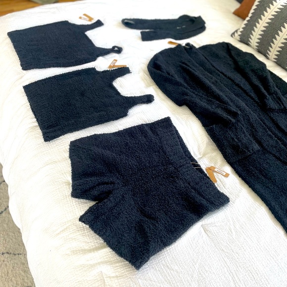 NWT SKIMS Cozy Knit Shorts Onyx L/XL - Picture 4 of 6